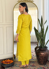 Rayon Embroidered Straight Kurta