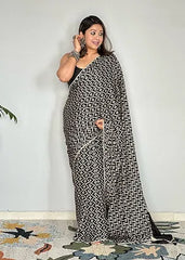 Original Japan Silk (Semi Gajji) Saree