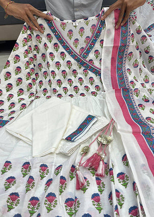 Elegant Pink Kurti Set